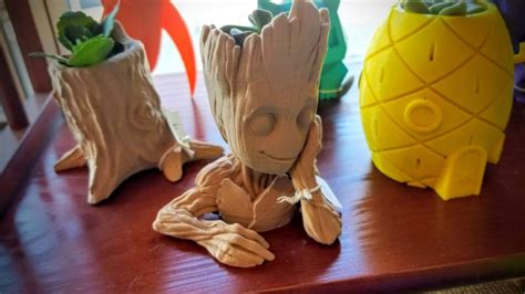 Smiling Baby Groot Planter by Janitz .
